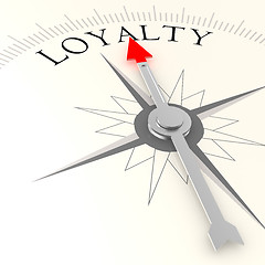 Image showing Loyalty compass