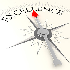 Image showing Excellence compass