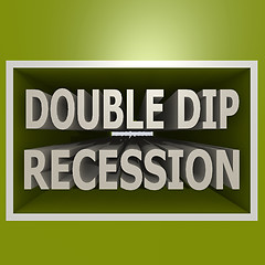 Image showing Double dip recession