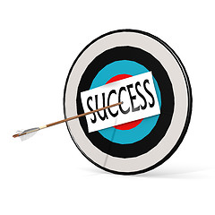 Image showing Arrow, success and board