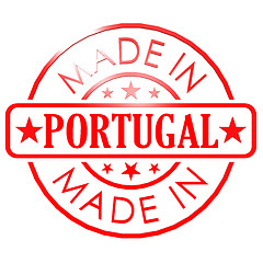 Image showing Made in Portugal red seal