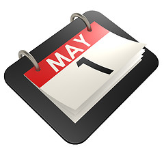 Image showing May 1 calendar