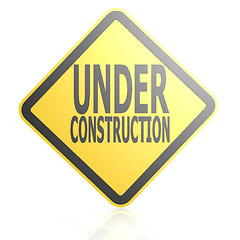 Image showing Under construction sign board