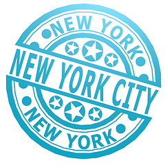 Image showing New York City stamp