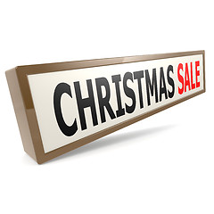 Image showing Christmas sale banner