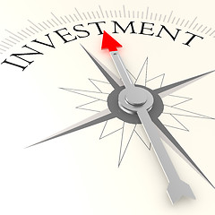 Image showing Investment compass