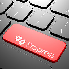 Image showing Progress keyboard