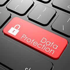Image showing Data protection keyboard