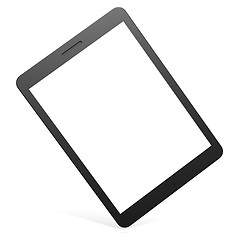Image showing Blank slanted tablet 
