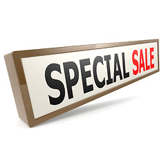 Image showing Special sale banner