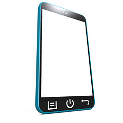 Image showing Blue smartphone