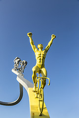 Image showing ”Tour de France in the Pyrenees” Sculpture- Detail