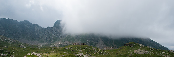 Image showing Hiking in Alps