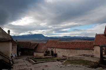 Image showing Rasnov Castle in Romania