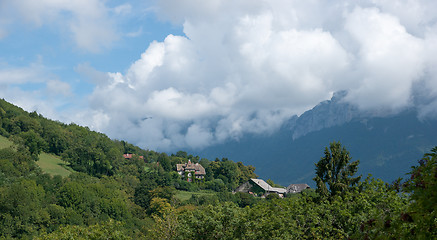 Image showing Annecy lake landscape