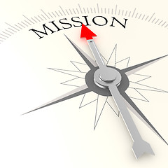 Image showing Mission compass