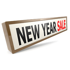 Image showing New year sale banner