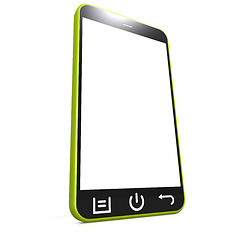 Image showing Green smartphone