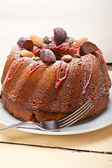 Image showing chestnut cake bread dessert