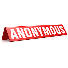 Image showing Anonymous tag