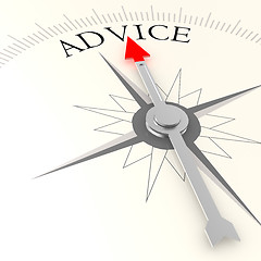 Image showing Advice compass