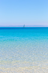 Image showing Pelosa beach, Sardinia, Italy.