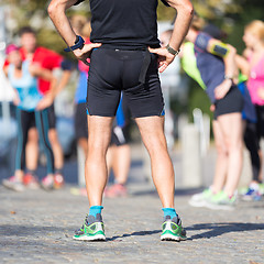 Image showing Group of people exercising.