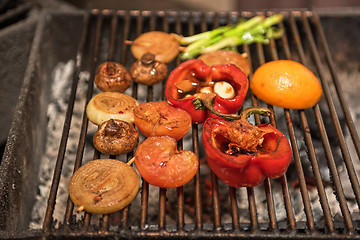 Image showing grilled vegetable