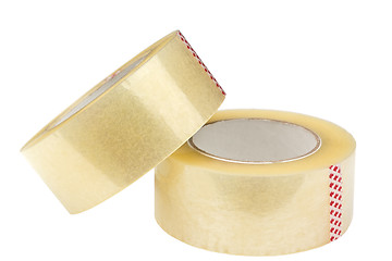 Image showing Two rolls of adhesive tape.