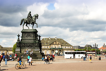 Image showing Dresden King Johann monument 03