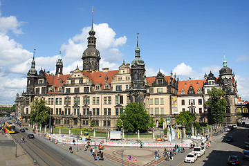 Image showing Dresden Triangulationssäule Schlossturm 02