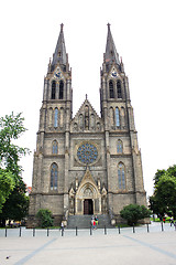 Image showing Prague St Ludmila Church 01