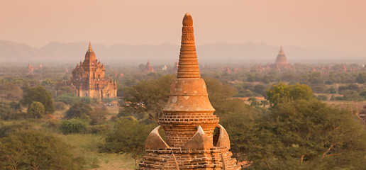 Image showing Tamples of Bagan, Burma, Myanmar, Asia.