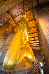 Image showing Temple of Reclining Buddha, Bangkok, Thailand.