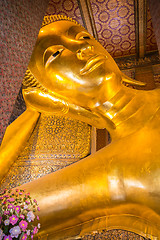 Image showing Temple of Reclining Buddha, Bangkok, Thailand.