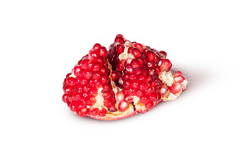 Image showing On Top Single Of Ripe Juicy Pomegranate