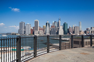 Image showing Manhattan skyline - New York, NYC