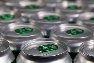 Image showing Pattern from much of drinking cans