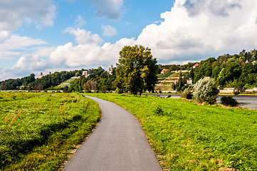 Image showing Elbe in Dresden