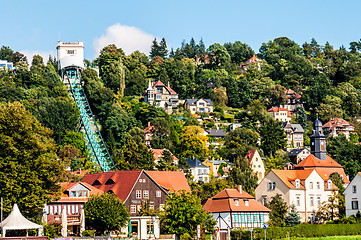 Image showing Funicular in Loschwitz