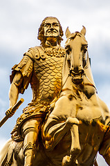 Image showing Golden equestrian