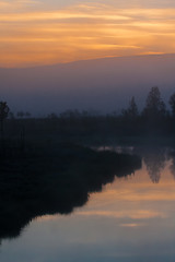 Image showing sunrise in the mountains