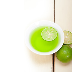 Image showing green lime lemonade 