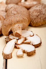 Image showing shiitake mushrooms