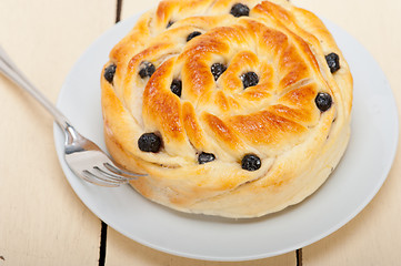 Image showing blueberry bread cake dessert 