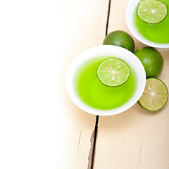 Image showing green lime lemonade 