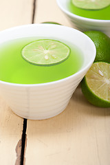 Image showing green lime lemonade 