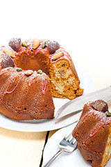 Image showing chestnut cake bread dessert