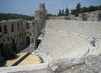 Image showing Amphi theatre in Athens