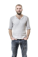 Image showing bearded man casual